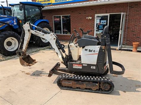 cat 418a mini excavator|BOBCAT 418 Construction Equipment For Sale.